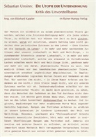 Sebastian Unsinn - Die Utopie der Unternehmung