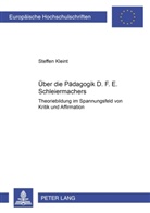 Steffen Kleint - Über die Pädagogik D. F. E. Schleiermachers