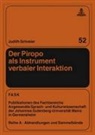 Judith Schreier - Der Piropo als Instrument verbaler Interaktion