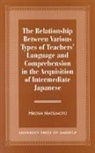 Hiroshi Matsumoto, Matsumoto Hiroshi - The Relationship Between Various Types of Teachers' Language and Comprehension