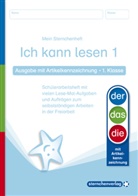 Silvi Beu, Katri Langhans, Katrin Langhans, sternchenverlag GmbH, Andrea Zembold, sternchenverla GmbH... - Ich kann lesen 1 - Ausgabe mit Artikelkennzeichnung (DaZ) - 1. Klasse