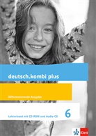 Stefa Schäfer, Stefan Schäfer, Tamara Tebeck, Sabine Utheß - deutsch.kombi Plus, Differenzierende Ausgabe: deutsch.kombi plus 6. Differenzierende Allgemeine Ausgabe, m. 1 CD-ROM