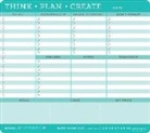 Peter Pauper Press (CRT), Inc Peter Pauper Press - Think Plan Create Mousepad - Note Pad