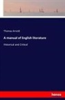 Thomas Arnold - A manual of English literature