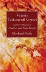 Eberhard Nestle - Veteris Testamenti Graeci
