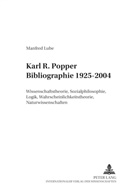 Manfred Lube - Karl R. Popper Bibliographie 1925-2004