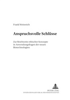 Frank Weinreich, Rudolf Rehn - Anspruchsvolle Schlüsse