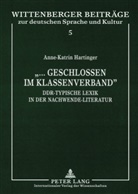 Anne-Katrin Hartinger - "...geschlossen im Klassenverband"