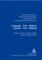 Patrick Studer, Andreas Stuhlmann - Language - Text - «Bildung»- Sprache - Text - Bildung