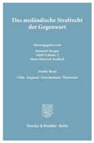 Jescheck, Hans-Heinrich Jescheck, Mezge, Edmund Mezger, Schönk, Adolf Schönke - Das ausländische Strafrecht der Gegenwart.