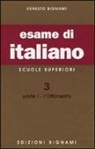Ernesto Bignami - Esame di italiano. Scuole superiori