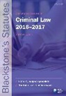 Matthew Dyson, Matthew Dyson - Blackstone''s Statutes on Criminal Law 2016-2017