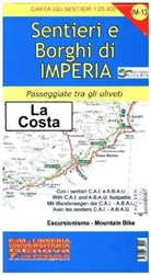 EDM Wanderkarte Sentieri e Borghi di Imperia