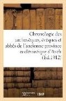 Adrien Clergeac, Clergeac-a - Chronologie des archeveques,