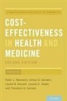 Peter J. Neumann, Peter J. (Director of the Center for the Neumann, Peter J. Ganiats Neumann, Peter J. Russell Neumann, Theodore G. Ganiats, Ganiats Theodore G.... - Cost-Effectiveness in Health and Medicine