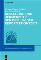 Christine Christ-Von Wedel, Sven Grosse - Auslegung und Hermeneutik der Bibel in der Reformationszeit