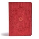 B&amp;H Kids Editorial, Csb Bibles By Holman, CSB Bibles by Holman CSB Bibles by Holman, Holman Bible Publishers - CSB Essential Teen Study Bible, Red Flower Cork Leathertouch