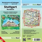NaturNav, NaturNavi - NaturNavi Wanderkarte mit Radwegen Stuttgart Nordwest