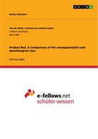 Marisa Hohmann - Product Red. A Comparison of the consequentialist and deontological view