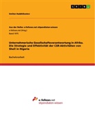 Smilen Hadzhikostov - Unternehmerische Gesellschaftsverantwortung in Afrika. Die Strategie und Effektivität der CSR-Aktivitäten von Shell in Nigeria