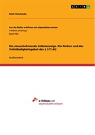 Robin Petschenka - Die steuerbefreiende Selbstanzeige. Die Risiken und das Vollständigkeitsgebot des 371 AO