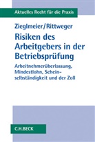 Stephan Rittweger, Christian Zieglmeier, Rittweger, Rittweger, Christia Zieglmeier, Christian Zieglmeier - Risiken des Arbeitgebers in der Betriebsprüfung