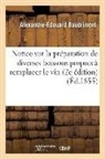 Alexandre-Édouard Baudrimont, Baudrimont-A-E - Notice sur la preparation de