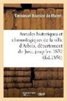 Emmanuel Bousson de Mairet, Bousson de mairet-e, Bousson de Mairet-E - Annales historiques et