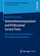 Maximilian Gehring - Unternehmensreputation und Professional Service Firms
