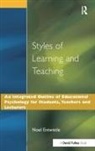 Entwistle, Noel J Entwistle, Noel J. Entwistle, Entwistle Noel J. - Styles of Learning and Teaching