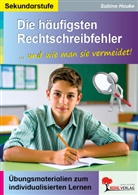 Sabine Hauke - Die häufigsten Rechtschreibfehler, 3.-8. Schuljahr