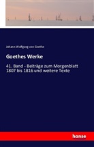 Johann Wolfgang von Goethe - Goethes Werke
