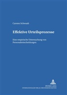Carsten Schwaab, Rolf Bronner - Effektive Urteilsprozesse
