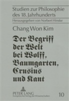 Chang Won Kim, Chang Won Kim - Der Begriff der Welt bei Wolff, Baumgarten, Crusius und Kant