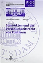 Ernst Benda, Dieter C Umbach, Dieter C. Umbach - Stasi-Akten und das Persönlichkeitsrecht von Politikern