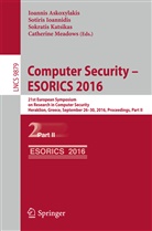 Ioannis Askoxylakis, Sotiri Ioannidis, Sotiris Ioannidis, Sokratis Katsikas, Sokratis Katsikas et al, Catherine Meadows - Computer Security - ESORICS 2016