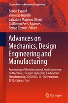 Benoit Eynard, Salvatore Massimo Oliveri, Salvator Massimo Oliveri et al, Vincenz Nigrelli, Vincenzo Nigrelli, Salvatore Massimo Oliveri... - Advances on Mechanics, Design Engineering and Manufacturing, 2 Teile