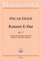 Oscar Geier - Konzert E-Dur, op. 11, für Kontrabass, Klavier