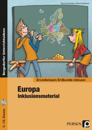Elen Schönhals, Elena Schönhals, Cathrin Spellner - Europa - Inklusionsmaterial Erdkunde, m. 1 CD-ROM - (5. bis 10. Klasse)