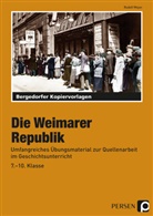Rudolf Meyer - Die Weimarer Republik