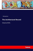 Anonym, Anonymus - The Architectural Record