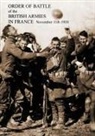 General, General Staff - Order of Battle of the British Armies in France November 11th 1918