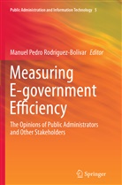 Manue Pedro Rodríguez-Bolívar, Manuel Pedro Rodríguez-Bolívar, Manuel Pedro Rodriguez-Bolivar, Manuel Pedro Rodríguez-Bolívar - Measuring E-government Efficiency