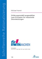 Michael Honné - Erklärungsmodell ausgewählter Lean-Prinzipien für industrielle Dienstleistungen