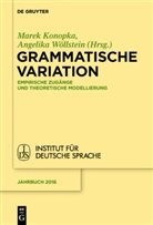 Mare Konopka, Marek Konopka, Wöllstein, Wöllstein, Angelika Wöllstein - Grammatische Variation