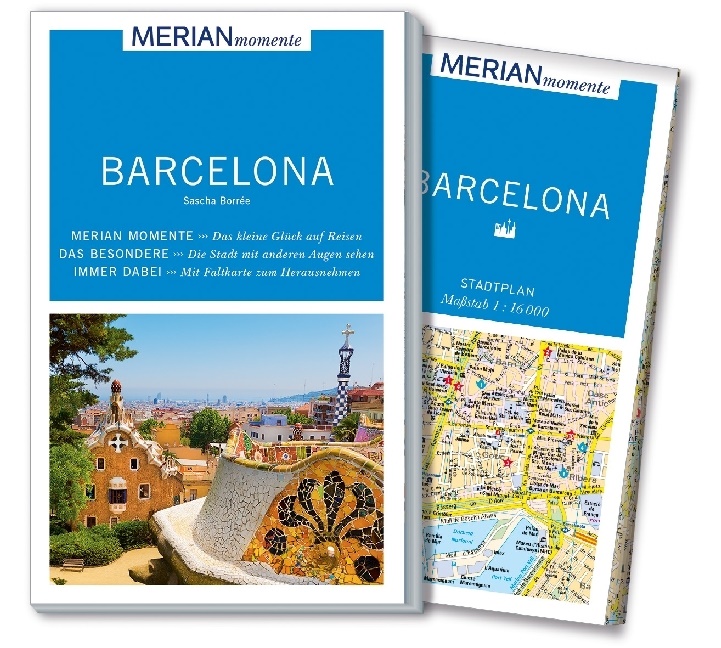 Sascha Borrée - MERIAN momente Reiseführer Barcelona - Mit Extra-Karte zum Herausnehmen
