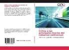 Jony Alexis Rengifo Carpintero - Crítica a las principales teorías del consenso contractual