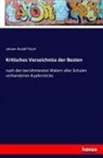 Johann Rudolf Füssli - Kritisches Verzeichniss der Besten
