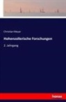 Christian Meyer - Hohenzollerische Forschungen
