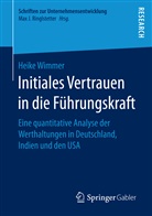 Heike Wimmer - Initiales Vertrauen in die Führungskraft